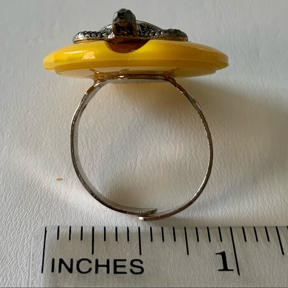 Turtle Ring Yellow Adjustable - image 8